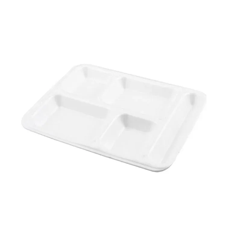 5 Bölmeli Tabldot Köpük Tabak MOD 27B 100 Adet