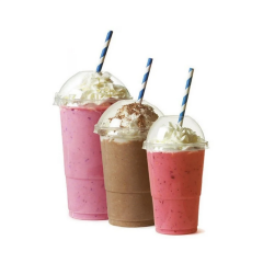 Kapaksız Milkshake Pet Bardak 250 cc 50 Adet