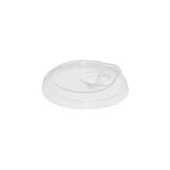 Klips Kapak  97mm Şeffaf Pet Bardak Kapağı 3,2gr 100 adet