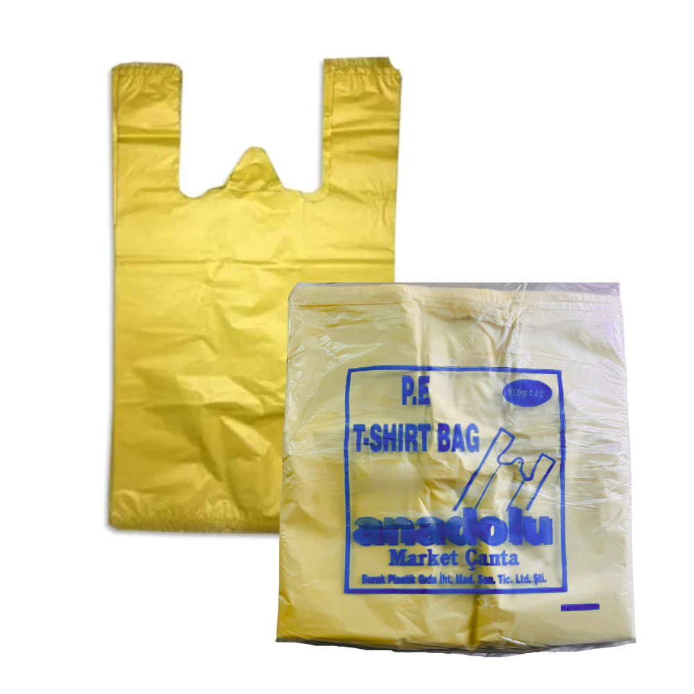 Sarı Atlet Poşet Büyük Boy 1 Kg