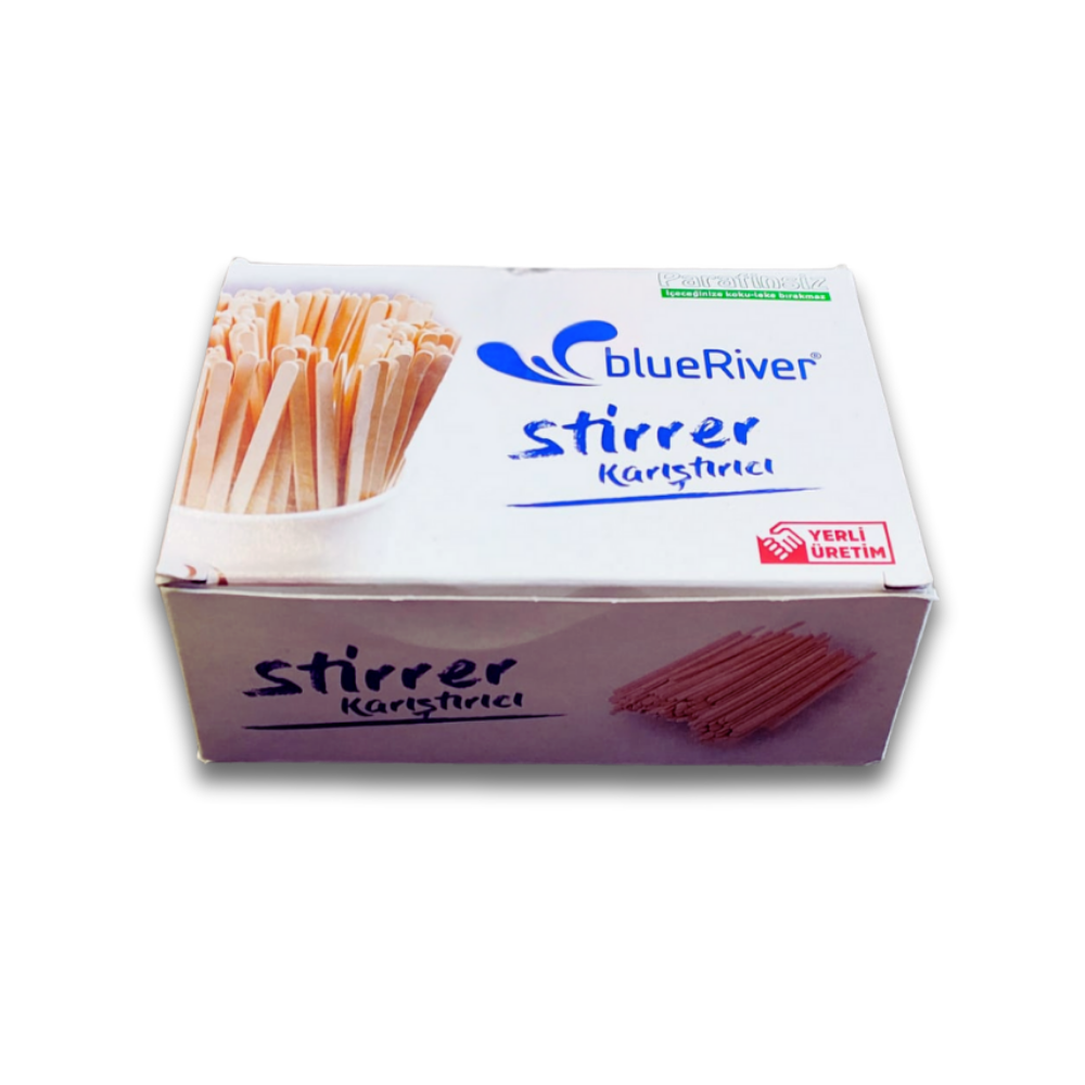 Bluriver Ahşap Karıştırıcı 11cm 400 Adet