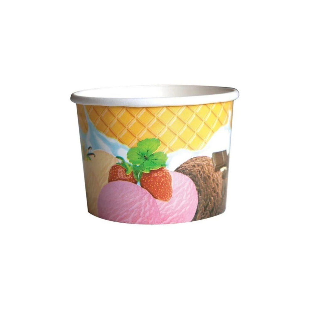 Karton Dondurma Kasesi 200cc 25 adet