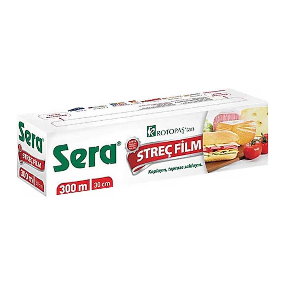 Sera Kutulu Streç Film 30cm x 300cm 8 Mikron