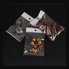 Askılı Bantlı Jelatin Torba Poşet 11x25 cm, 1000 Adet Şeffaf Aksesuar ve Bijuteri Poşeti